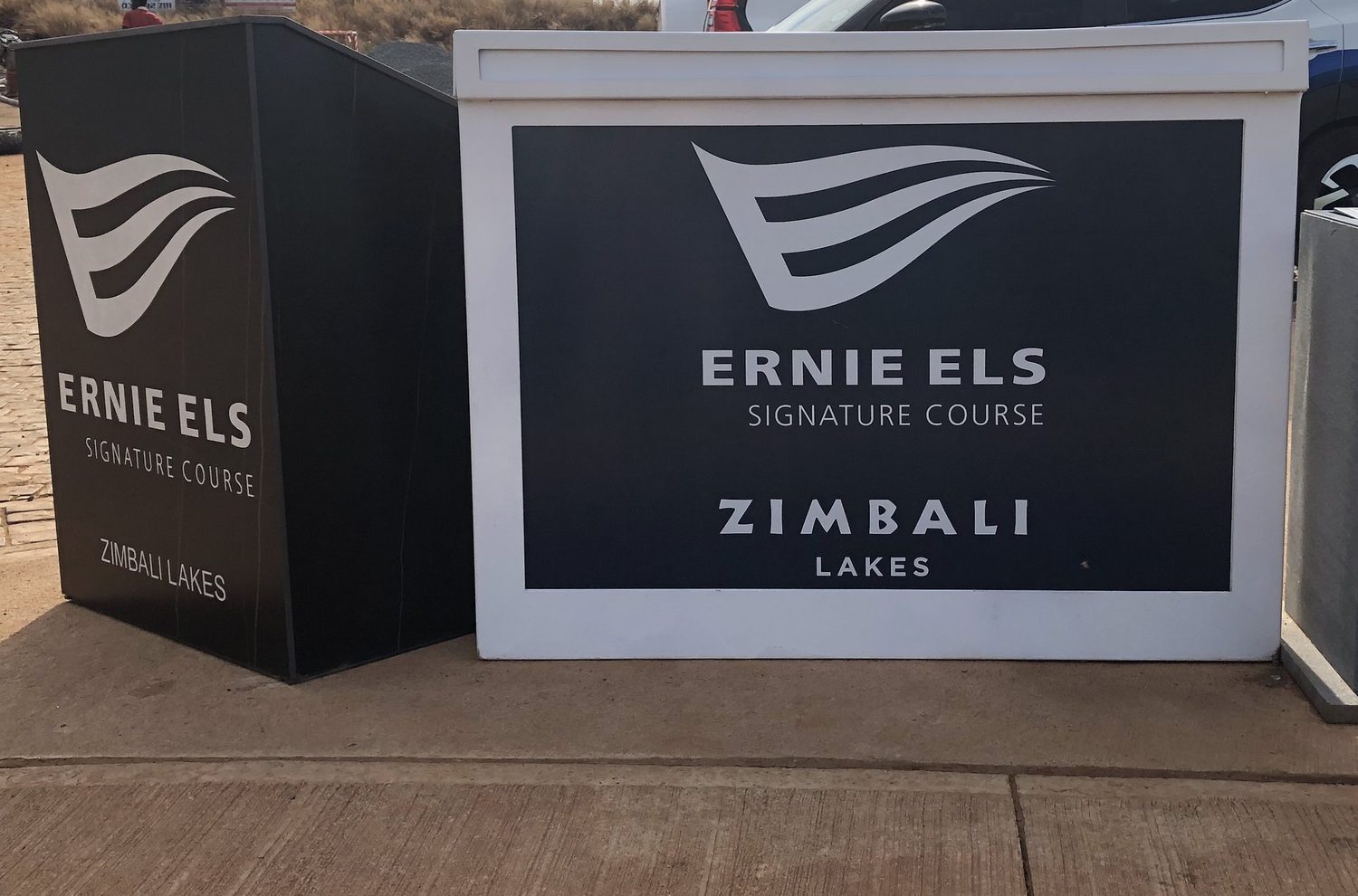 The Ernie Els Signature Course boards at the Zimbali Lakes golf course, May 2025
